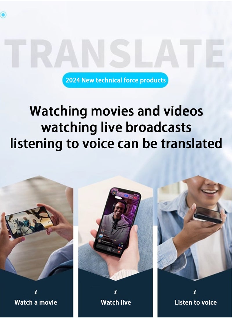 Eight-in-One X9 Translator Voice and Video Call Translation App with Simultaneous Interpretation