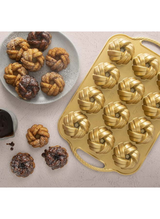 NORDICWARE Nordic Ware 75th Anniversary Braided Bundt Bites  - Image 2