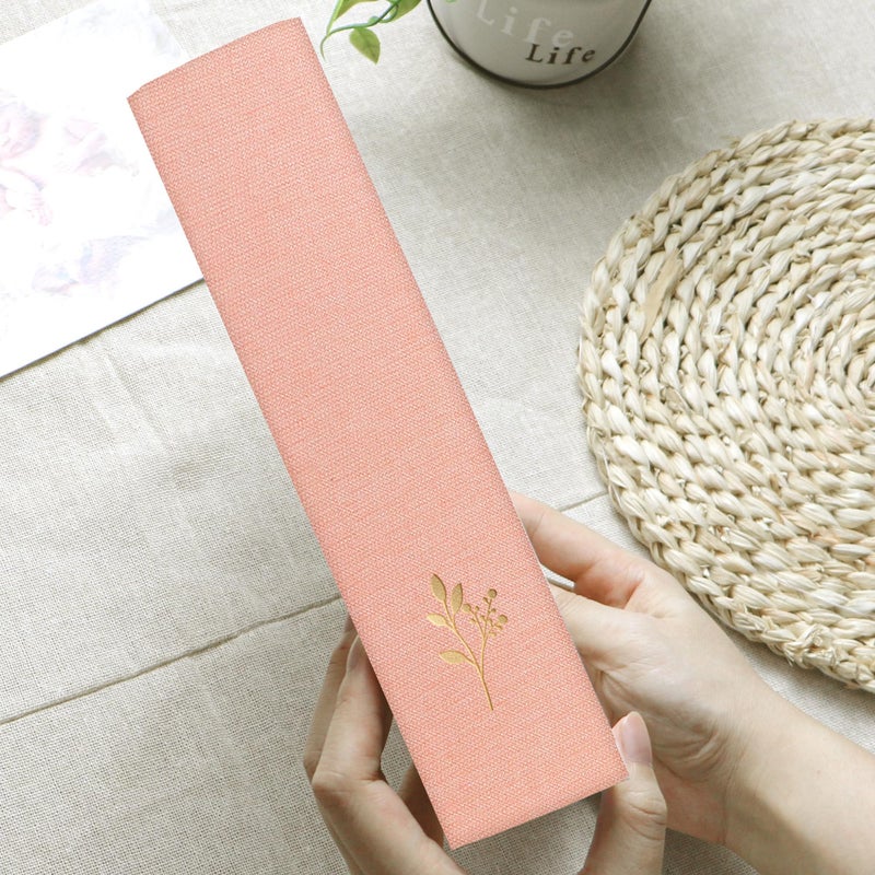 Holoary Photo Album 4x6 200 Photos with Writing Area, 200 Pockets Picture Album, Linen Fabric Cover Big Picture Book for Photos, 4x6 Photo Albums for Memories Family Weddings Travel(Pink) - Image 3