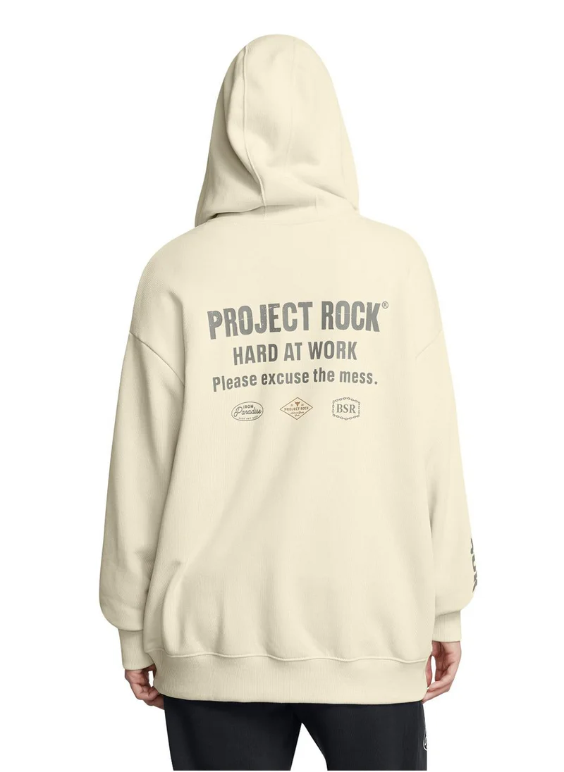 اندر ارمور Project Rock Heavyweight Full Zip Hoodie