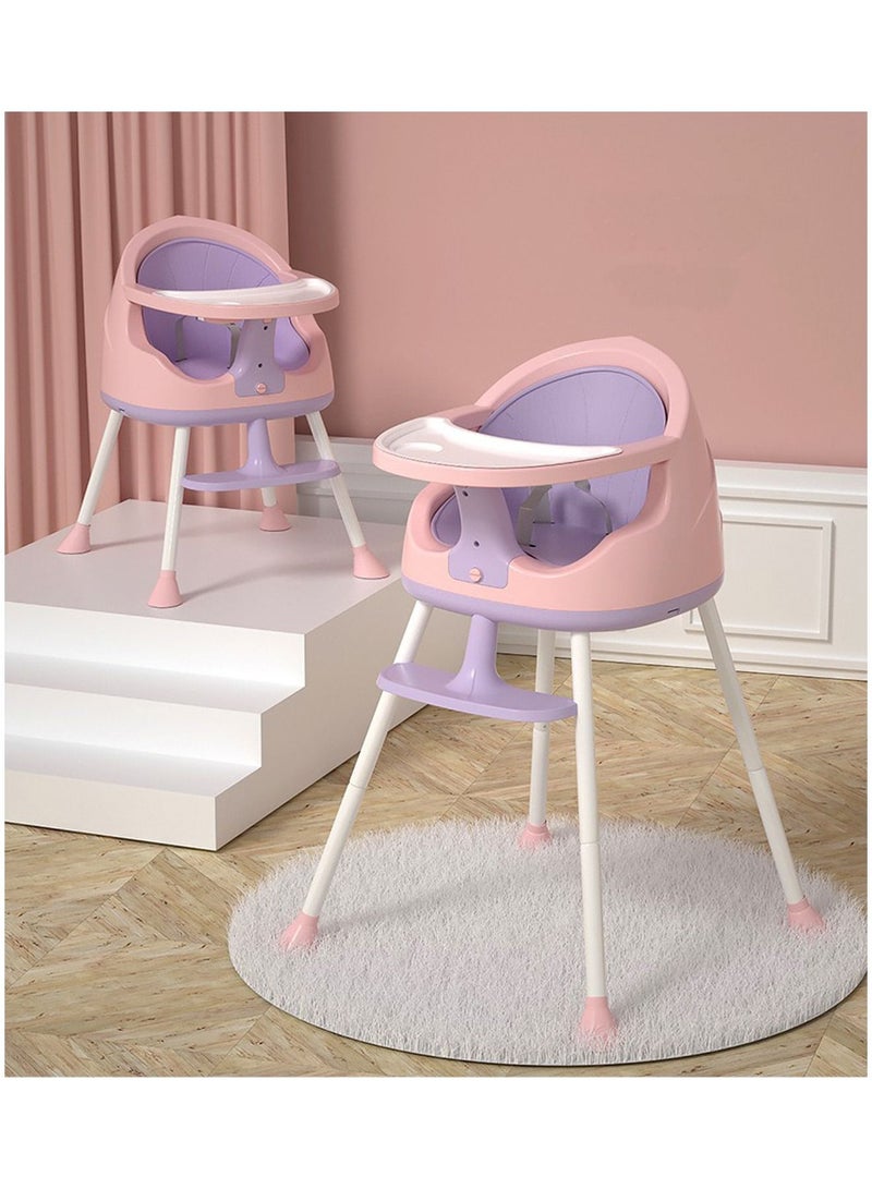 GT-Wheel Baby HighChair for Babies and Toddlers, 3 in 1 Adjustable Hight Baby High Chair for Dinning , Rest Chair and Playing Toys - Image 1