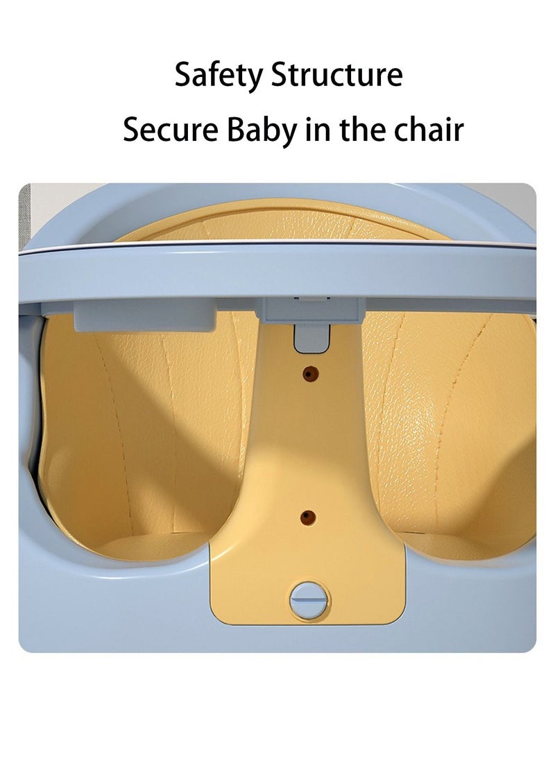 GT-Wheel Baby HighChair for Babies and Toddlers, 3 in 1 Adjustable Hight Baby High Chair for Dinning , Rest Chair and Playing Toys - Image 5