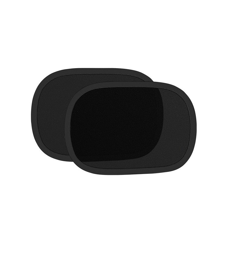 Black Car Sun Shade Set Two Pieces Static Film For Side Windows No Residue - Image 3