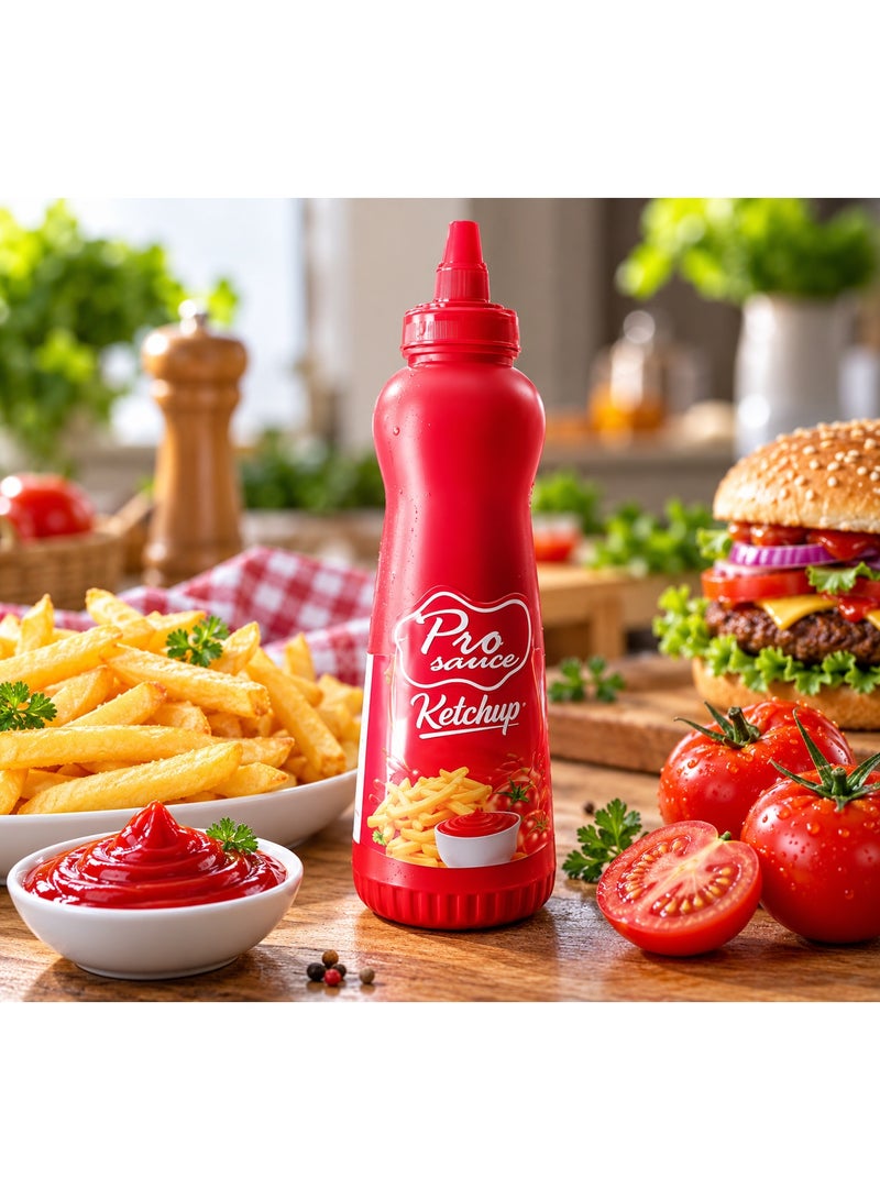Pro Sauce Ketchup by El Tayebat – 500g | Ready-to-Serve Tomato Ketchup Sauce – Ideal for French Fries, Sandwiches, Appetizers and Everyday Meals – Practical Ketchup Bottle for Home and Food Serving - Image 3