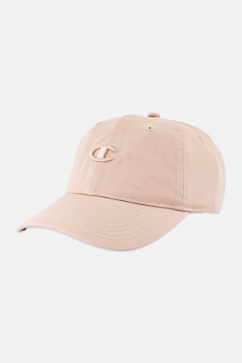 Champion قبعات قابلة للتعديل للرجال بشعار مطرز، تان - Image 1