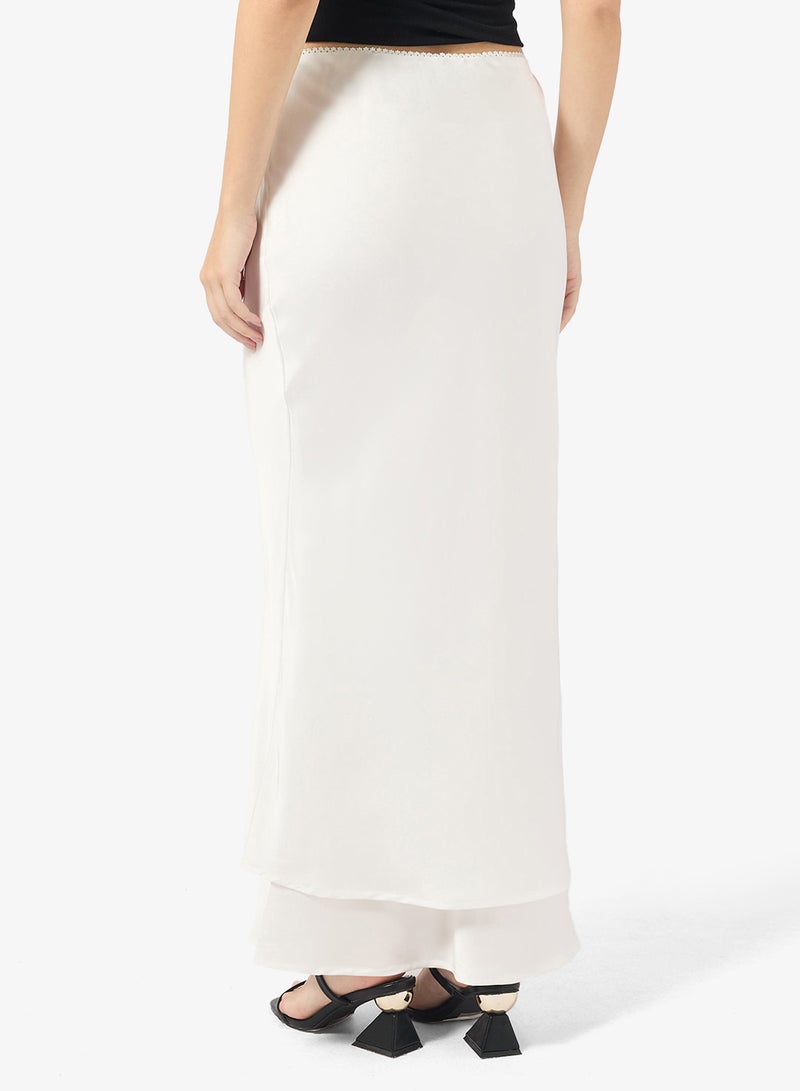 ELLA Skirt With Ruffle Hem - Image 3