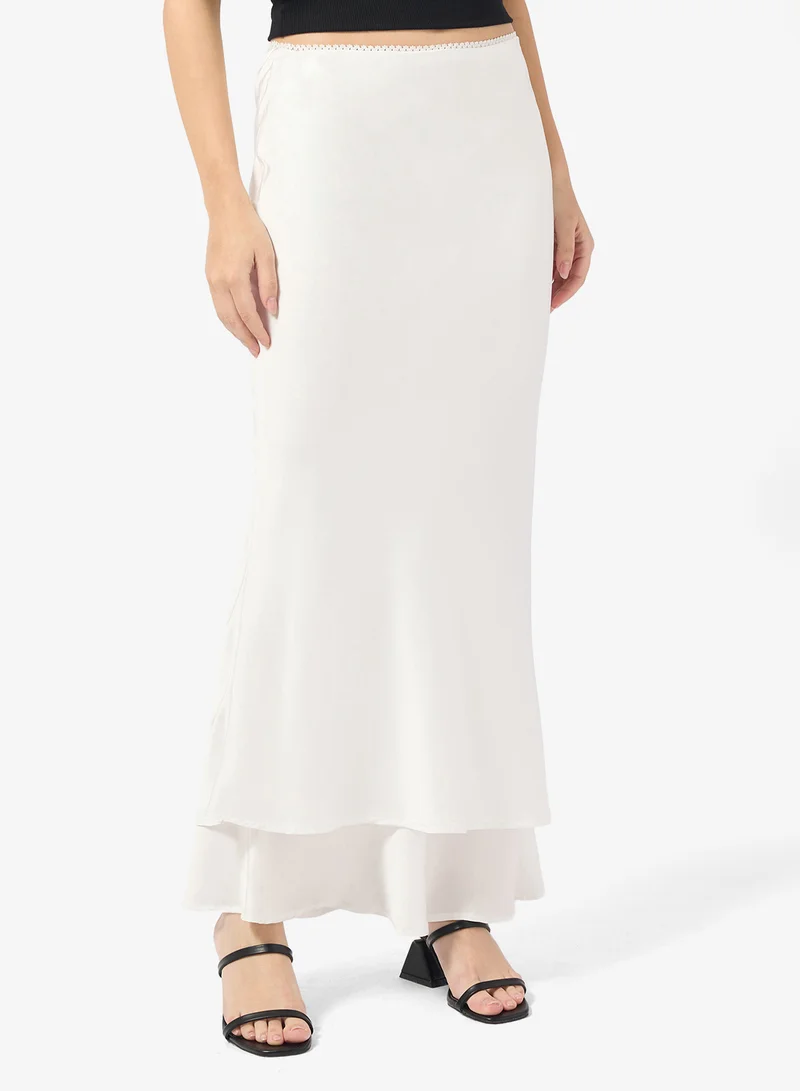 ايلا Skirt With Ruffle Hem