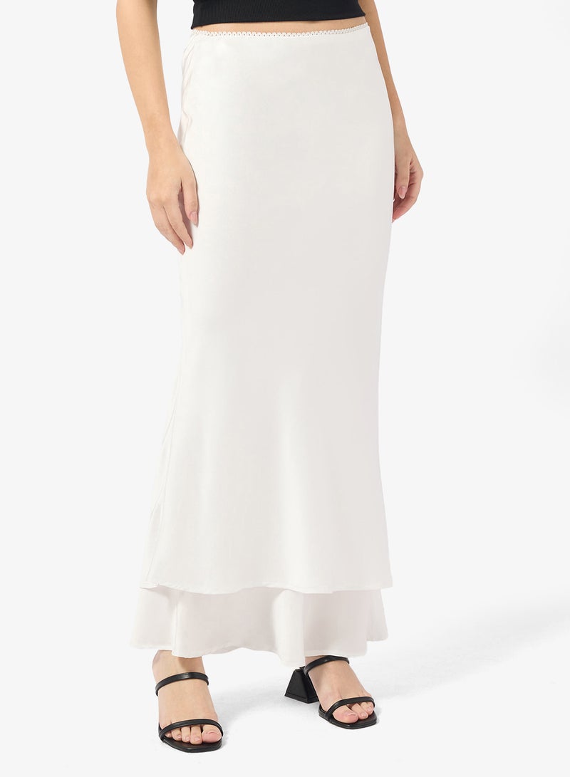 ELLA Skirt With Ruffle Hem - Image 1