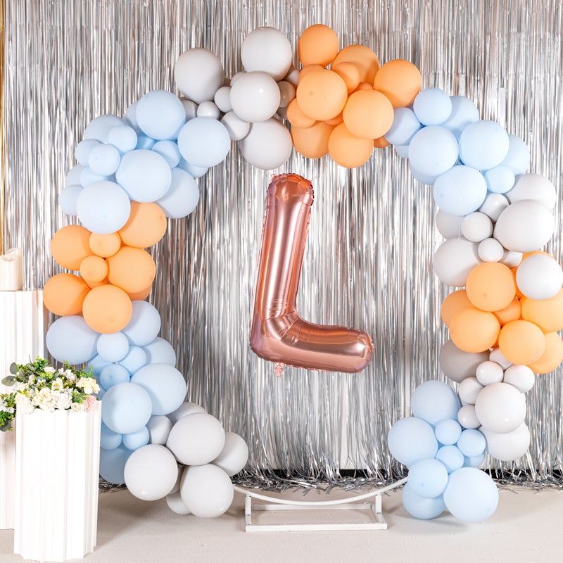 Restaurantware-Balloonify 40 Inch Letter Balloon, 1 Large Alphabet Party Balloon - Letter L, Self-Sealing, Rose Gold Foil Mylar Balloon, Hanging Loop, Decoration For Birthday, Wedding, Or Graduation - Image 4