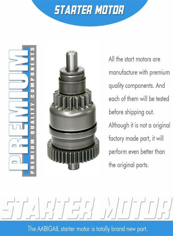 A ABIGAIL Starter Drive Bendix for Polaris ATV 2&4 Stroke Engine 200 250 300 335 400 500 Sportsman Scrambler Ranger Magnum Big Boss, SM1329850, ZN0751 - Image 3
