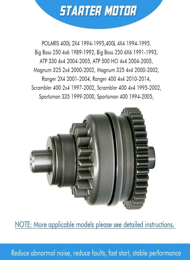 A ABIGAIL Starter Drive Bendix for Polaris ATV 2&4 Stroke Engine 200 250 300 335 400 500 Sportsman Scrambler Ranger Magnum Big Boss, SM1329850, ZN0751 - Image 4