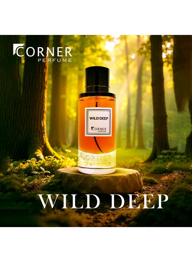 Corner Perfume Wild Deep EDP For Men - 100ml - Image 5