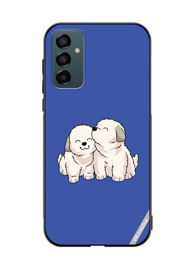VR CREATIVE Protective Case Cover For Samsung Galaxy M23 Cute Puppies Design Multicolour - Image 1