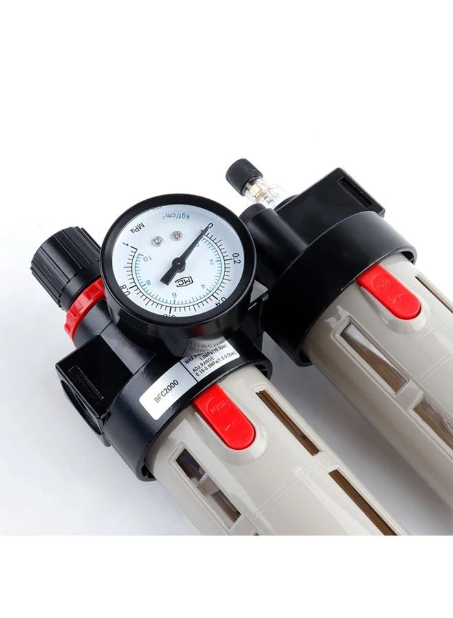 BFC2000 Air Compressor Filter Regulator Combo With Oil Water Separation 14 110cm³ Min - Image 2