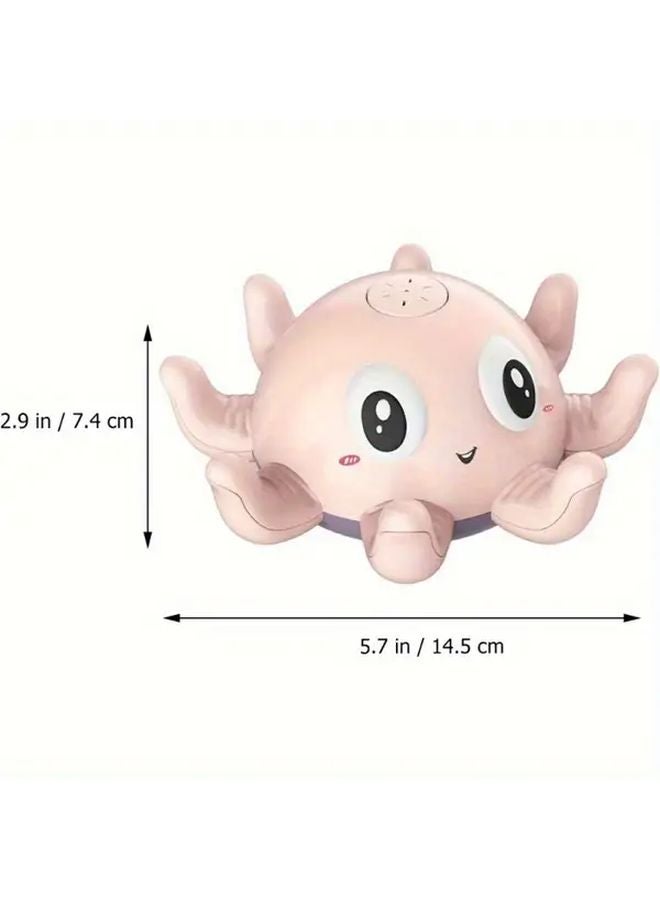 Pink Octopus Bath Toy Water Spray Battery Free For Swimming Pool Kids - Image 5