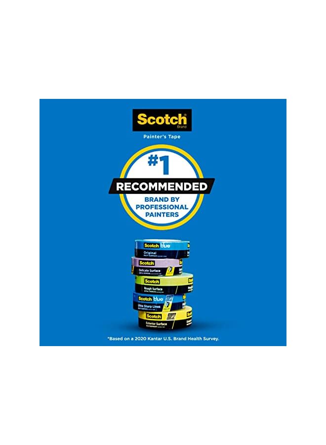 Scotch  Scotch Painter's Tape 2080EL-48E Scotch Delicate Surface Painter's Tape, 1.88 inches x 60 Yards, 2080, 1 Roll, Purple  - Image 2