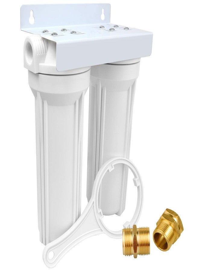 OKBA External RV Dual Water Filter System for RVs Boats Motor Homes Marines,Included Two Fliters and Mounting Bracket - Image 3