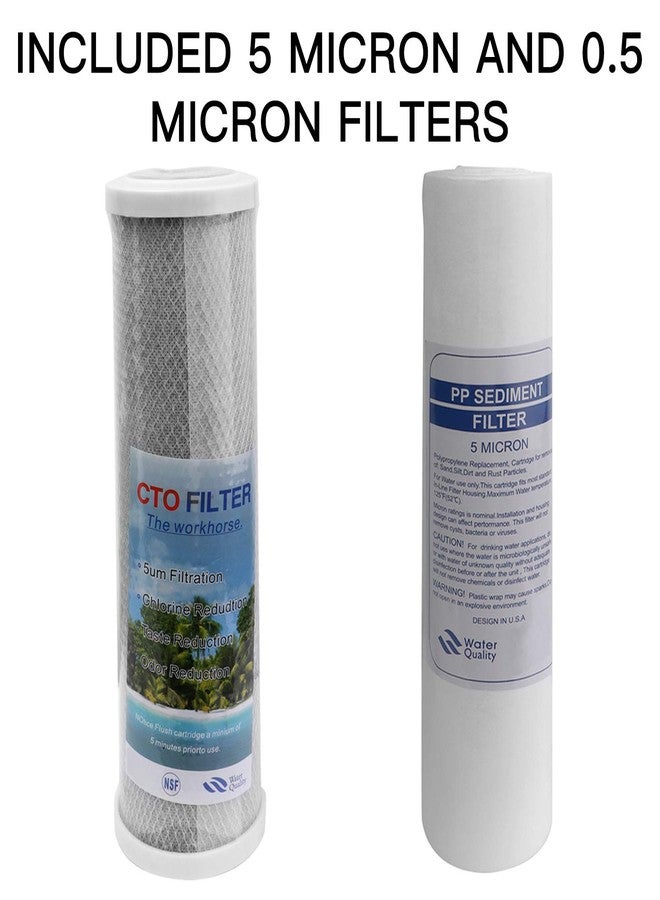 OKBA External RV Dual Water Filter System for RVs Boats Motor Homes Marines,Included Two Fliters and Mounting Bracket - Image 5
