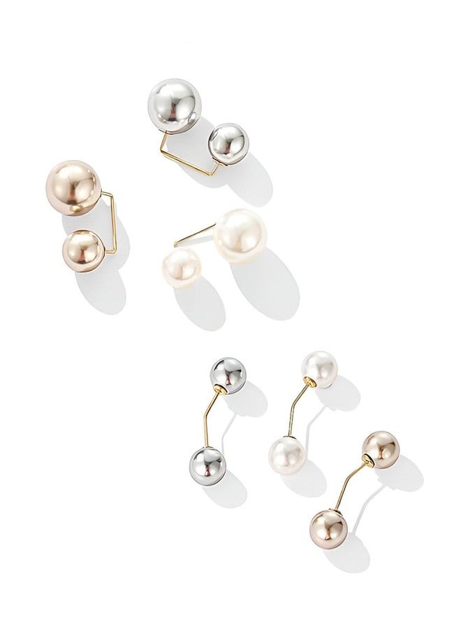 Lommy Pearl Brooch Pins for Women & Girls - Elegant Safety Collar Pins, Sweater & Shawl Clips for Dresses & Clothing | Stylish Fashion Accessory & Birthday Gift - Image 4