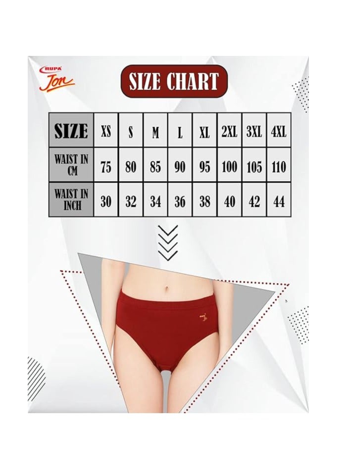 RUPA Women's Cotton Panty (Pack of 5)(Colors May Vary) - Image 4