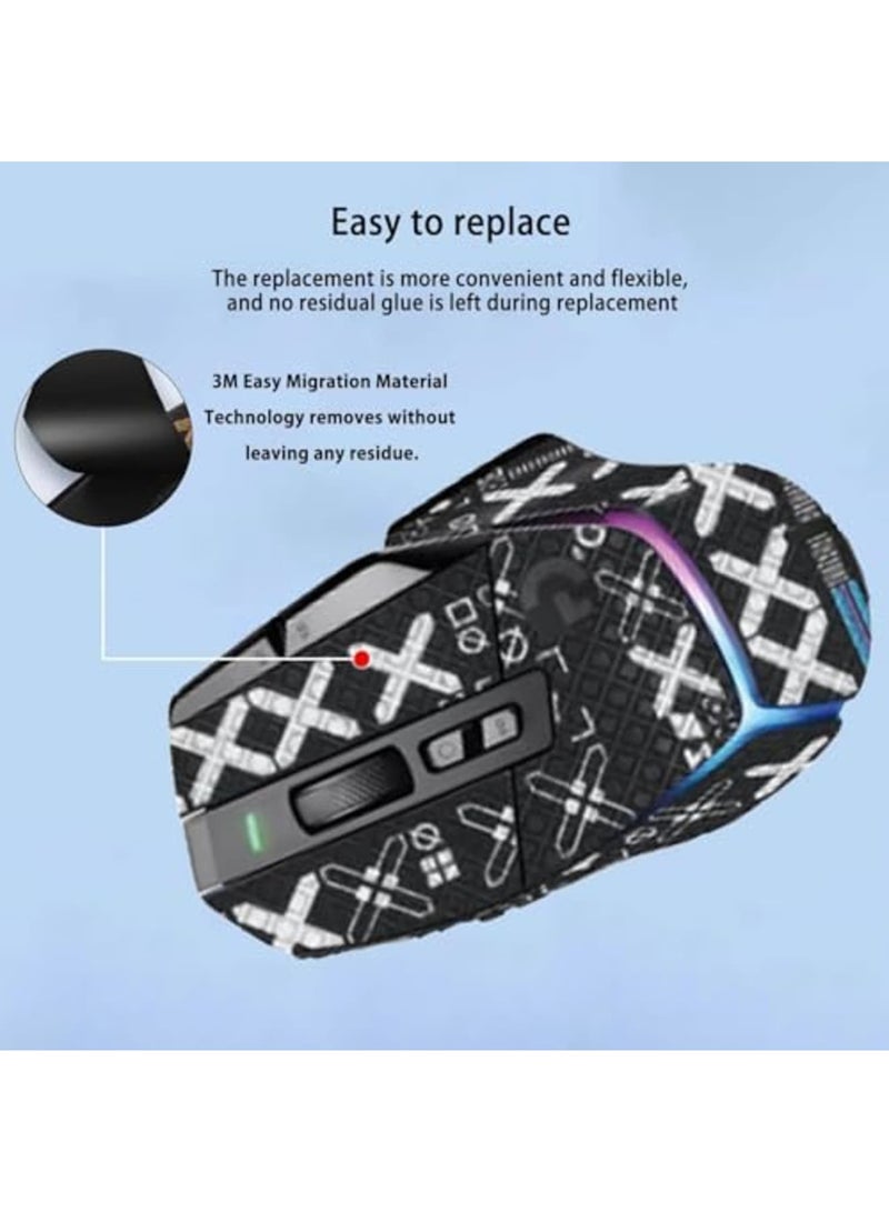 Barakah Mouse Grip Tape for Logitech MX Master 3S – Sweat-Resistant,Rounded Curved Edges Mouse Feet Skates,Self-Adhesive PreCut Upgrade Kit,Foot Pad for Enhanced Comfort & Control(Black) - Image 3