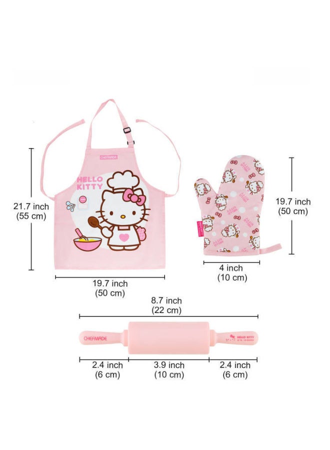 Learning Kitchen KITTY Children's Parent-child DIY Biscuit Muffin Cake Tool Suit Household Baking Mold Package-Specifications:KT7071 Children's Suit - Image 4