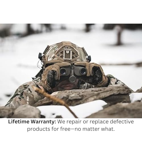 Steiner Military-Marine Series Binoculars, Lightweight Tactical Precision Optics for Any Situation, Waterproof, Green, 8x30 - Image 5