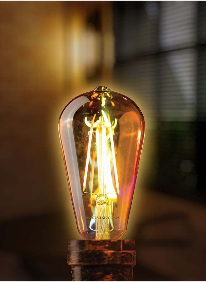 Momax Smart Classic WiFi LED Bulb Brown 9.5cm  - Image 2