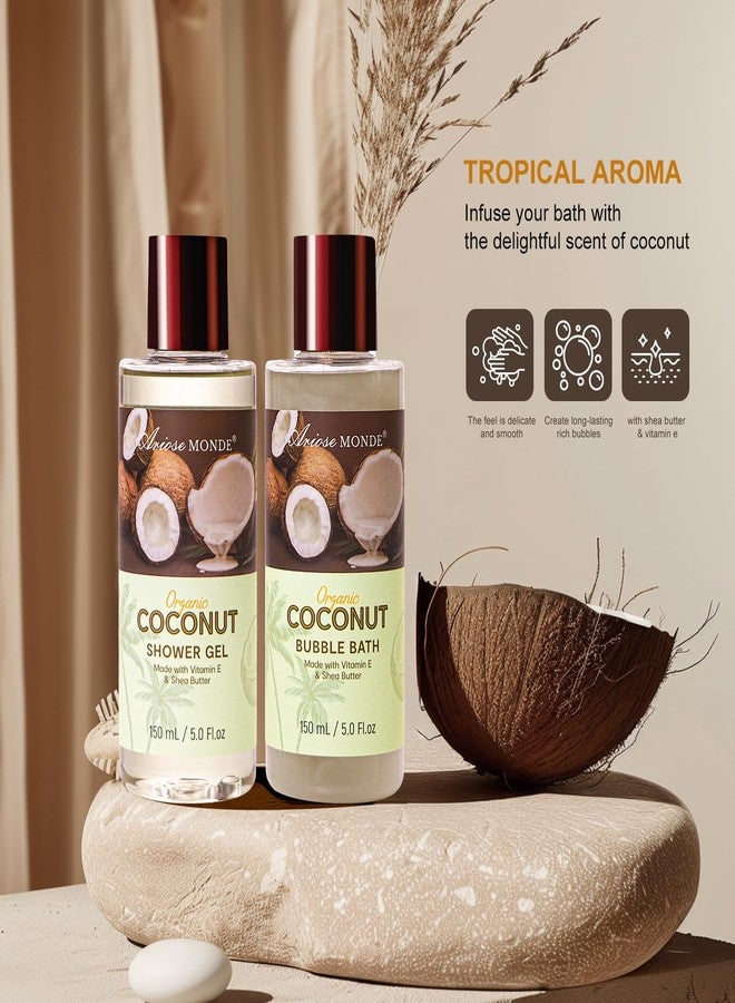 ArioseMonde Spa Gift Basket for Women, Coconut Bath and Body Gift Basket with Shower Steamers, Scented Candle, Luxury Bath Gift Set for Mothers Day, Valentines Day, Birthday, Unisex Gift for Women, Men - Image 5
