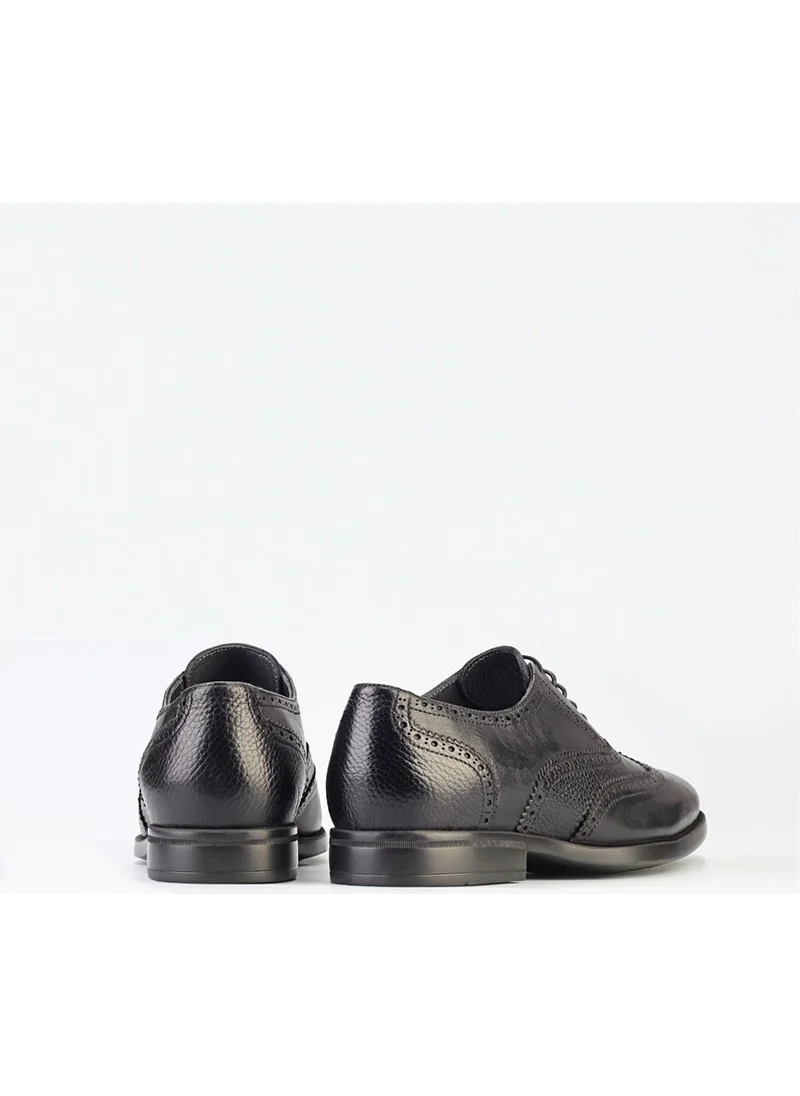 Cabani Genuine Leather Black Men's Shoes