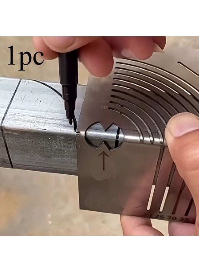 Stainless Steel Pipe Bender Tool With Precision Angle Guide Silvery Color - Image 2