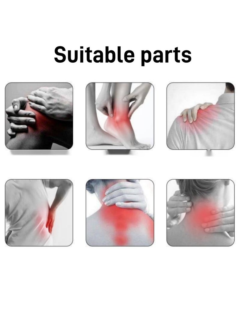 ضمادة مرهم النمر RD | تسكين سريع للألم مع إحساس بالبرودة | مقاس كبير ١٠ سم × ١٤ سم | تسكين موضعي للعضلات والمفاصل والآلام | سهل الاستخدام، راحة تدوم طويلًا - Image 2