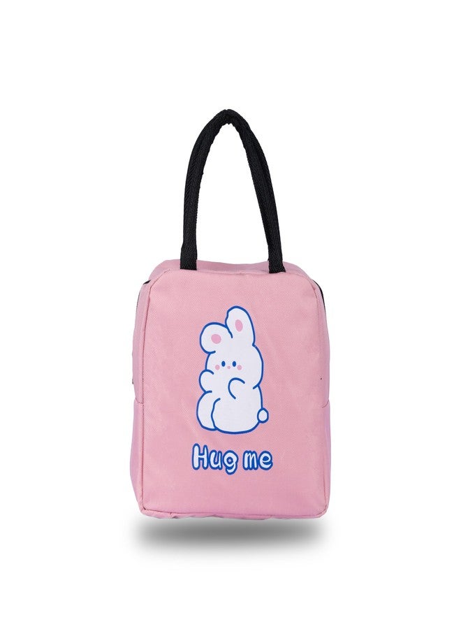 TGOPIT Insulated Bento Lunch Bag Aluminum Foil Bag Rice Bag Food Package Ice Pack Student Bento Lunch Bag Insulation Lunch Organizer for Kids and Students Travel Picnic School (Pink) - Image 1