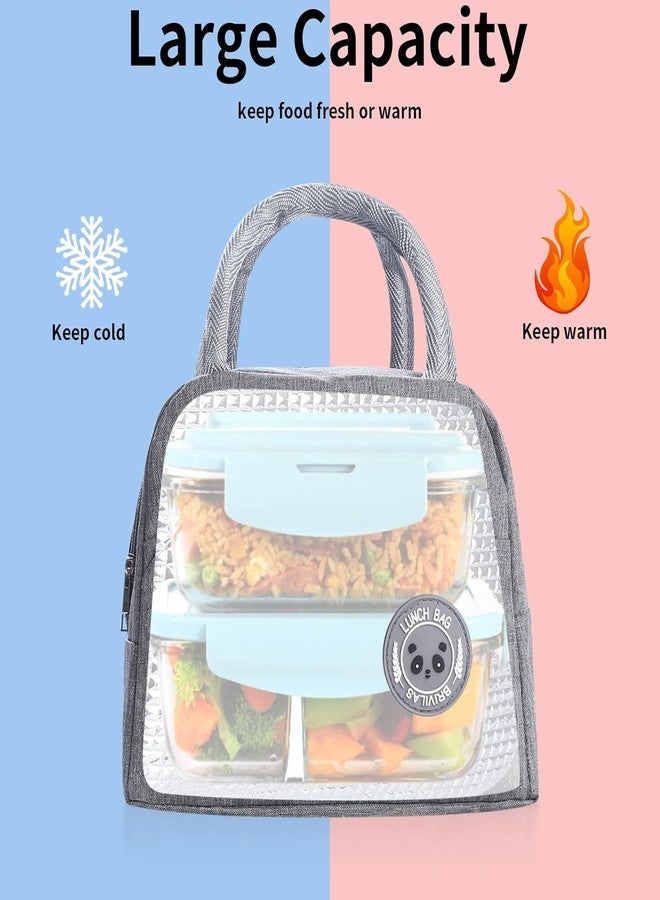 TGOPIT Insulated Bento Lunch Bag Aluminum Foil Bag Rice Bag Food Package Ice Pack Student Bento Lunch Bag Insulation Lunch Organizer for Kids and Students Travel Picnic School (Pink) - Image 5