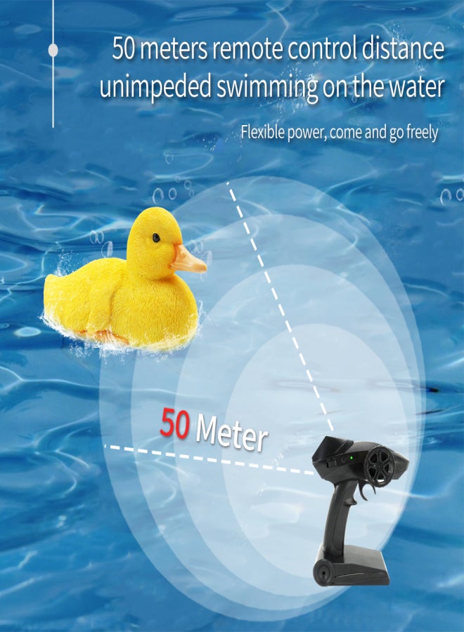 فلاي تيك قارب Flytec V203 RC للتحكم عن بعد، قارب صيد بط يعمل بالتحكم عن بعد بتردد 2.4 جيجاهرتز وقناتين، مقاوم للماء، مناسب لحمامات السباحة والبرك والحدائق، مزود ببطاريتين. - Image 4