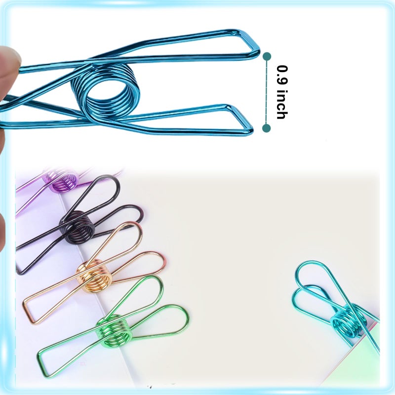 Ufmarine Chip Clips 2.8 inch, Stainless Steel Chip Bag Clips for Food Package, Kitchen Snacks, Clothes, Paper (18 Pcs) - Image 3