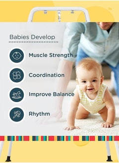 XiuWoo 2 in 1 Baby Jumper and Toddler Swing with Foldable Stand Swing Set and Bouncers for Infant  - Image 2