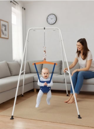2 in 1 Baby Jumper and Toddler Swing with Foldable Stand Swing Set and Bouncers for Infant - pzsku/Z3486D40CAA60E6EB3CD3Z/45/1751956566/303f9a3a-9b5a-4f94-907f-db43311313e2