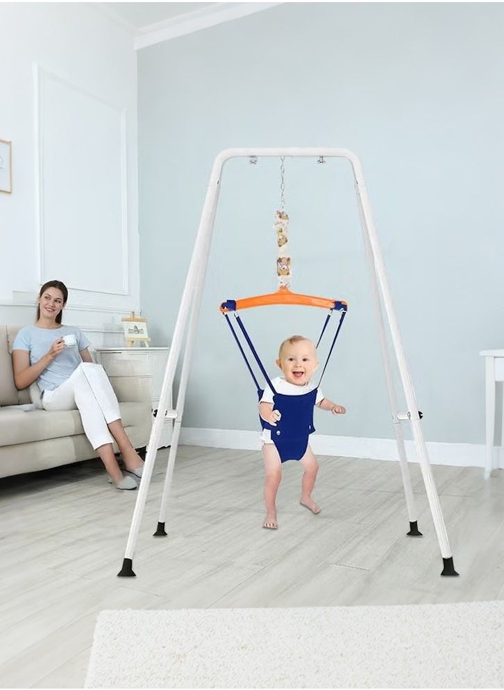 2 in 1 Baby Jumper and Toddler Swing with Foldable Stand Swing Set and Bouncers for Infant - pzsku/Z3486D40CAA60E6EB3CD3Z/45/_/1736488843/d5bcd6e2-aef8-435d-a284-8d6efa58420b