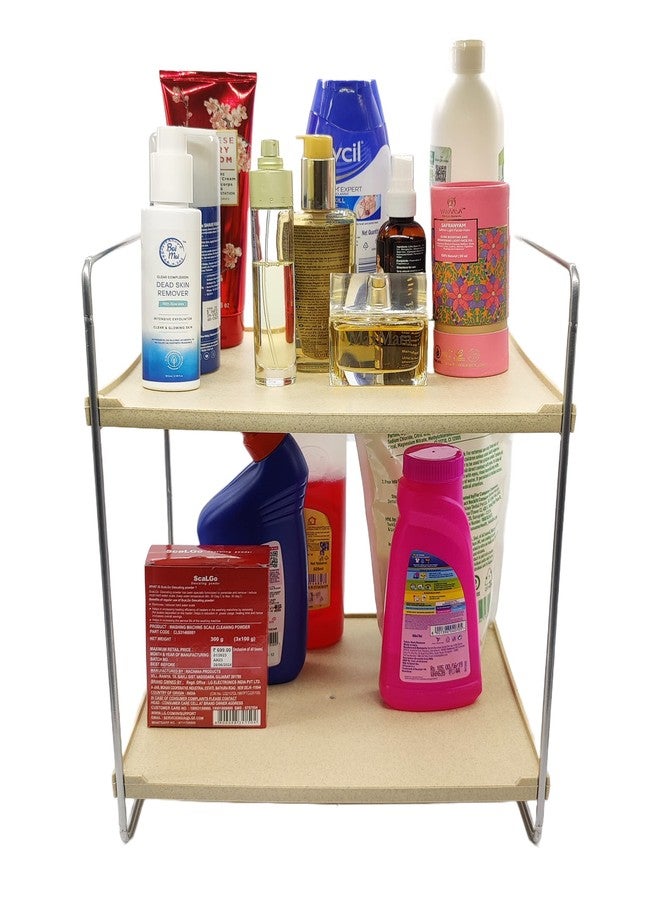 appeasy Plastic 2-Tier Portable Kitchen Shelf Stand Spice Rack Container Oil Bottle Organizer for Kitchen Pantry Storage Multipurpose Stand, - Image 5