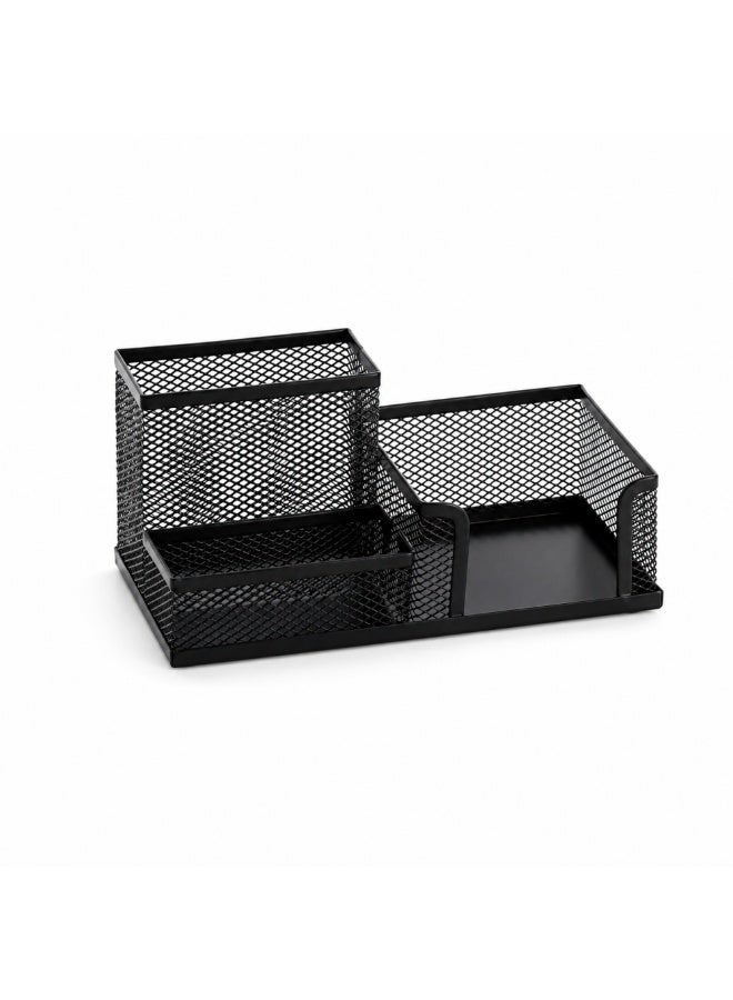 Bifa Mesh Desk Organizer with Multiple Compartments, Black