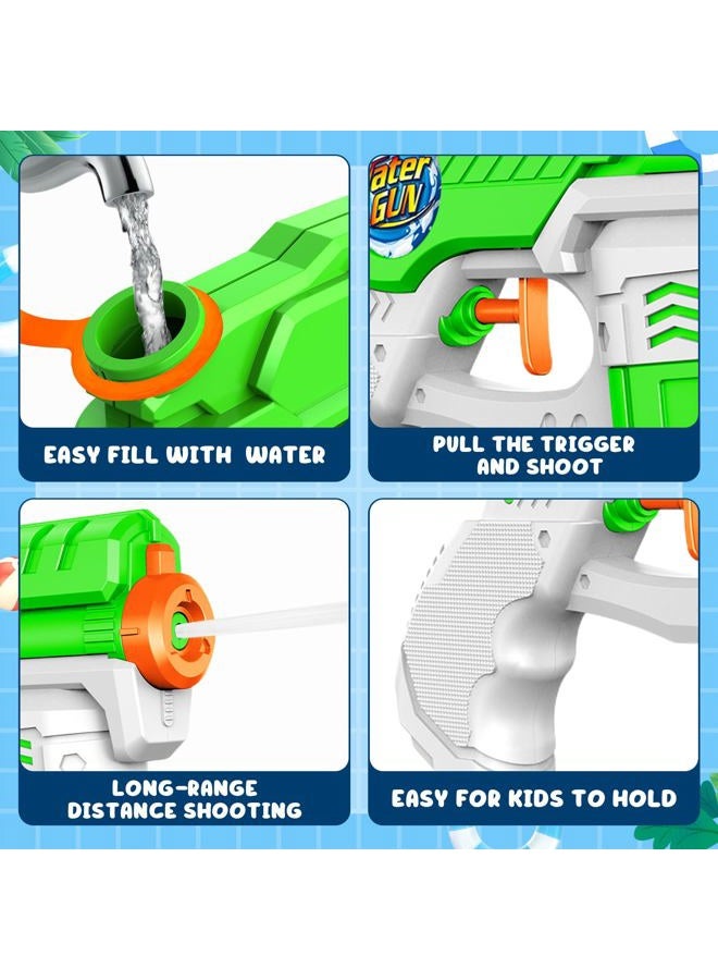HozHoy Water Guns for Kids 6 Pack Squirt Guns Water Soaker Blaster 220CC Capacity 15-20 Feet Shooting Range Water Gun for Boys Girls Toddlers Swimming Pool Beach Toys Water Fighting Toys - Image 4