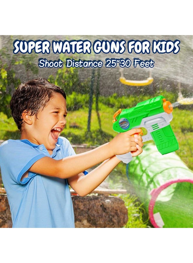 HozHoy Water Guns for Kids 6 Pack Squirt Guns Water Soaker Blaster 220CC Capacity 15-20 Feet Shooting Range Water Gun for Boys Girls Toddlers Swimming Pool Beach Toys Water Fighting Toys - Image 3