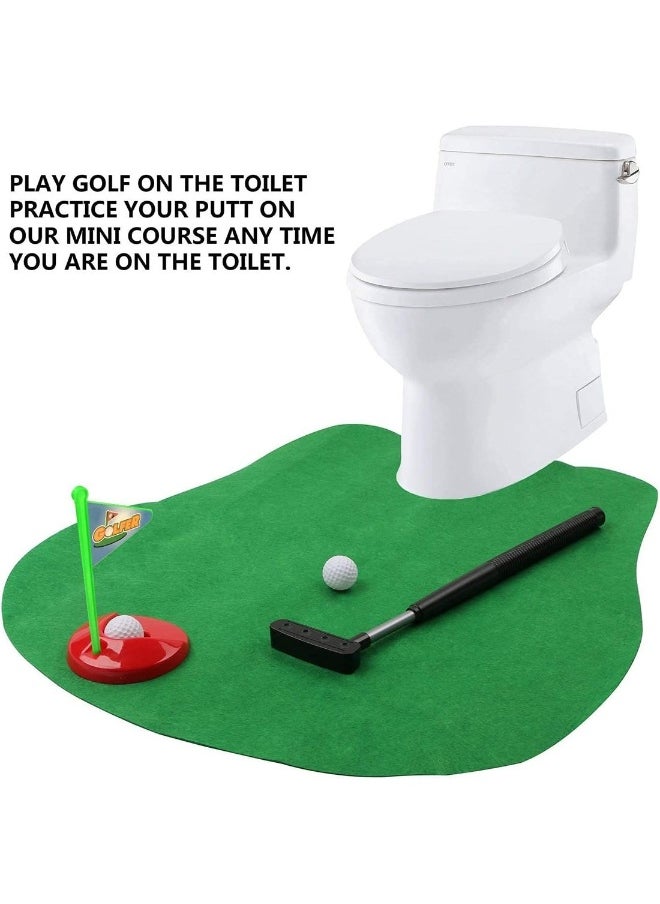 Bathroom Toilet Mini Golf Toy Set  - Image 2