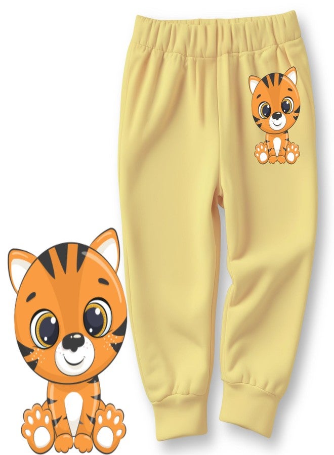minicult Cotton Pajama Pants with Bright Colors and Fun All Over Prints for Boys & Girls (Pink 2)(Pack of 5)(12-18 Months) - Image 3