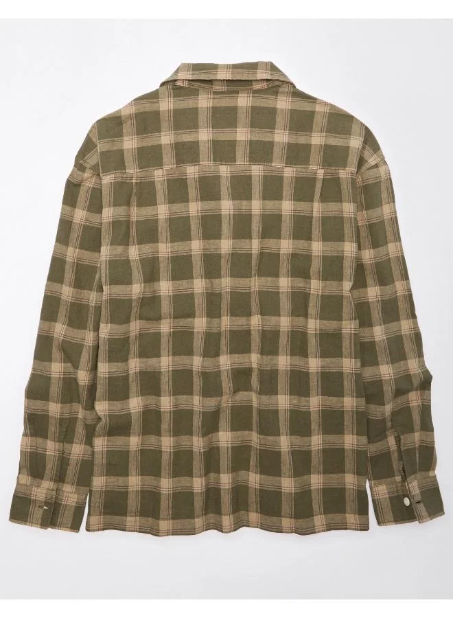 امريكان ايجل Regular Fit Long Sleeve Striped Shirt