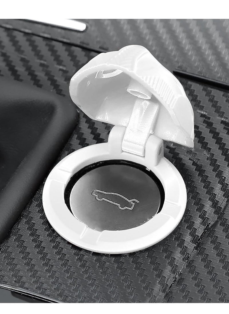SYOSI - Car Push to Start Button Cover - Black Panther Engine Ignition Decorations Universal Start Stop Protective Cover Car Power Control Trim Push to Start Button Cover - Image 1