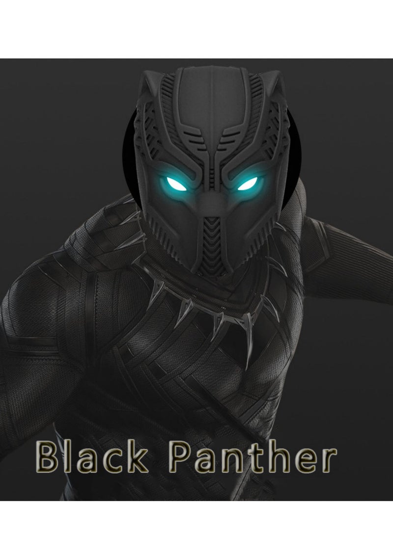 SYOSI - Car Push to Start Button Cover - Black Panther Engine Ignition Decorations Universal Start Stop Protective Cover Car Power Control Trim Push to Start Button Cover - Image 1