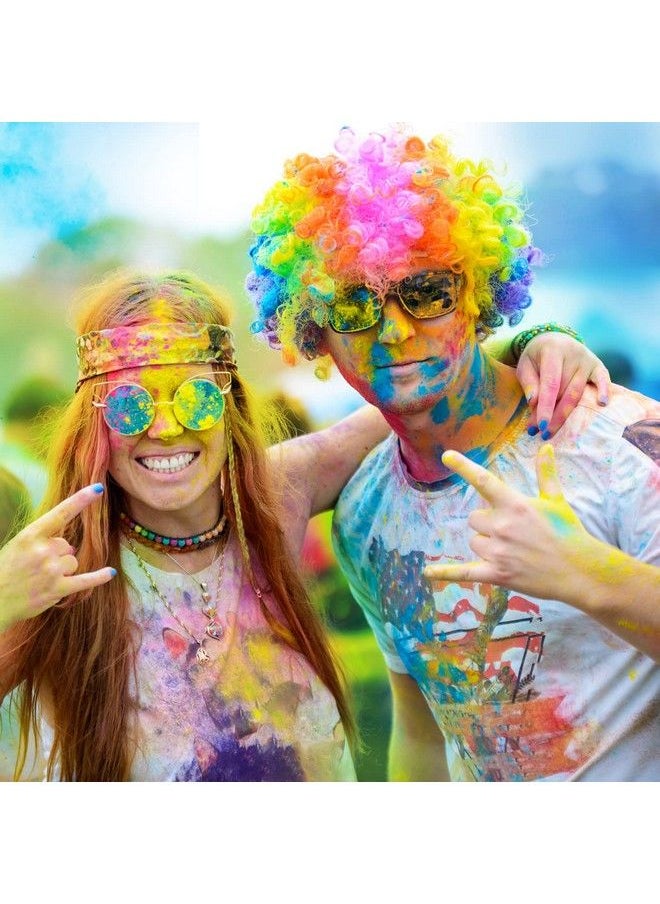 Party Propz Colorful Wigs For Holi Party Colourful Clown Wig For Holi Party ; Hair Wigs For Men ; Wig For Holi For Kids ; Curly Hair Wig ; Rainbow Wig Cap ; Holi Hair Wig For Girls ; Joker Wig  - Image 5