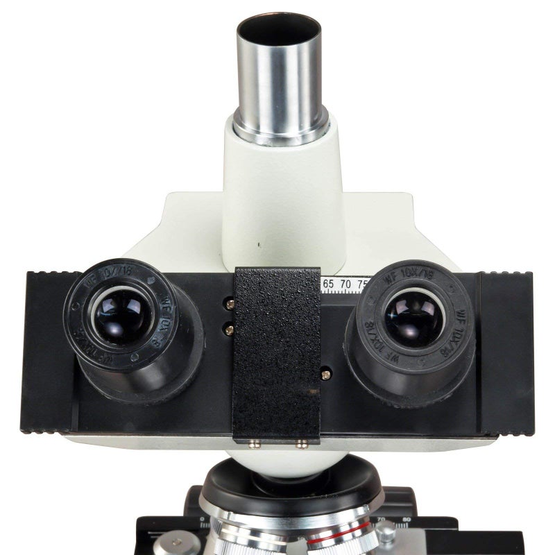 OMAX M83EZ-C02 Digital Lab Trinocular Compound LED Microscope - 40X-2500X Magnification - Features USB Digital Camera & Double Layer Mechanical Stage - Image 3